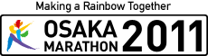 Making a Rainbow Together Osaka Marathon 2011