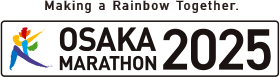 Making a Rainbow Together. OSAKA MARATHON 2025